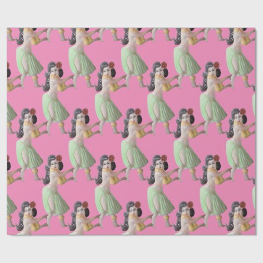 Papier Cadeau Danseurs Hawaiian Hula Thunder_Cove (Plat)