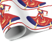 Papier Cadeau Danseuse (Coin rond)