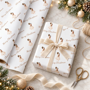 Papier Cadeau Danseuse de ballet Casse-Noisette Noël