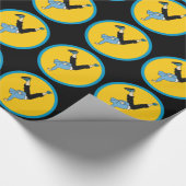 Papier Cadeau danseuse moderne de style rue Hip hop (Coin)