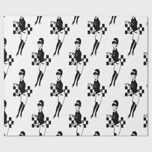 Papier Cadeau Danseuse SKA (Plat)