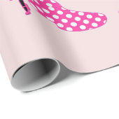 Papier Cadeau Danseuses espagnoles du Flamenco Silhouette Art (Coin rond)