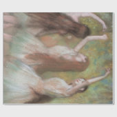 Papier Cadeau Danseuses Vertes par Edgar Degas, Art de Ballet Vi (Plat)