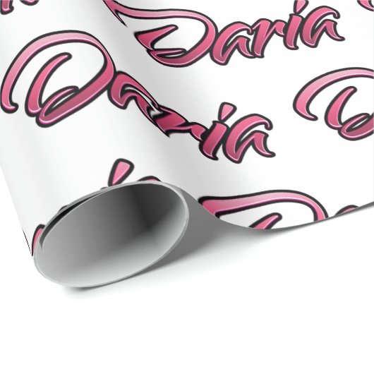Papier Cadeau Daria faded pink (Coin rond)