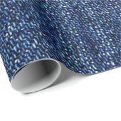 Papier Cadeau Dark Denim (Coin rond)