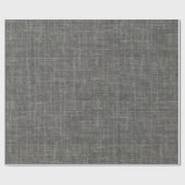 Papier Cadeau Dark Gray Linen (Plat)