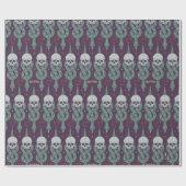 Papier Cadeau Dark Mark Geometric Icon Pattern (Plat)