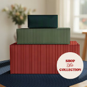 Papier Cadeau Dark Navy Striped