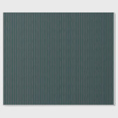 Papier Cadeau Dark Teal & Dark Gray Wonky Stripes (Plat)