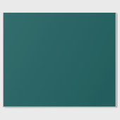 Papier Cadeau Dark Teal Solid Color (Plat)