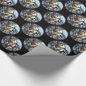 Papier cadeau d'art tribal papier à enveloppement (Coin)