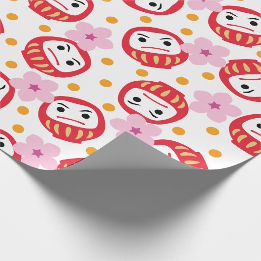 Papier Cadeau Daruma (Coin)