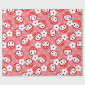 Papier Cadeau Daruma (Plat)