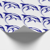 Papier Cadeau Dauphin bleu (Coin)