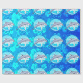 Papier Cadeau Dauphin Sun maori (Plat)