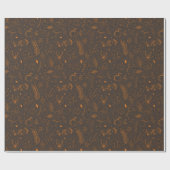 Papier Cadeau ✿ d'automne de l'action de grâce (Plat)