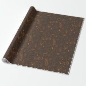 Papier Cadeau ✿ d'automne de l'action de grâce (Déroulé)