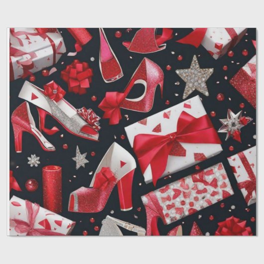 Papier Cadeau Dazzling Diva Elegance (Plat)