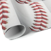 Papier cadeau de baseball (Coin rond)
