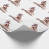 Papier cadeau de calf Roping (Coin)