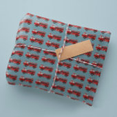Papier cadeau de camion feu rouge