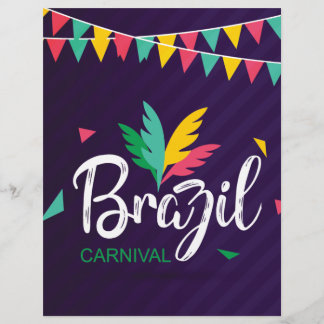 Papier cadeau de carnaval brésil