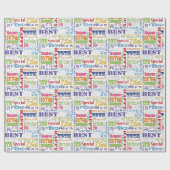 Papier Cadeau De fête d'anniversaire cadeaux uniques et (Plat)