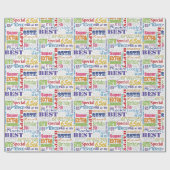 Papier Cadeau De fête d'anniversaire cadeaux uniques et (Plat)