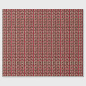 Papier cadeau de fêtes avec ruban rouge (Plat)