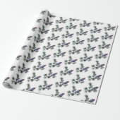 Papier cadeau de fêtes de Pin Crow (Déroulé)