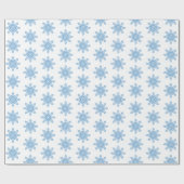 Papier cadeau de flocon de neige d'hiver (Plat)