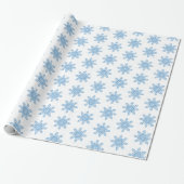 Papier cadeau de flocon de neige d'hiver (Déroulé)