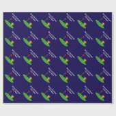 Papier cadeau de golf pour Noël (Plat)