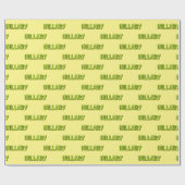 Papier cadeau de Kiwi Fruit Hillary (Plat)