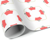 Papier cadeau de la fête de piscine (Coin rond)