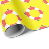 Papier cadeau de la fête de piscine (Coin rond)