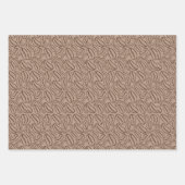 Papier cadeau de la fête du café série de 3 (Devant 3)