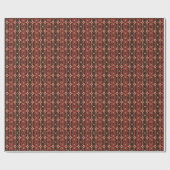 Papier cadeau de la Saint-Valentin 'Étreinte dorée (Plat)