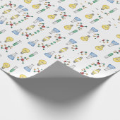 Papier Cadeau De la Science étrange (Coin)