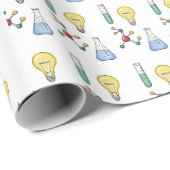 Papier Cadeau De la Science étrange (Coin rond)