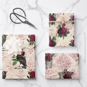 Papier cadeau de la série Visage gothique modèle 1