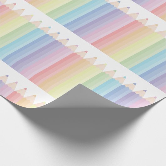 Papier cadeau de l'enseignant crayons (Coin)