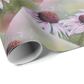 Papier Cadeau De magnifiques salaisons roses (Coin rond)