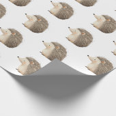 Papier Cadeau De mignons hérissons (Coin)