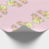 Papier Cadeau De mignons petits culs roses (Coin)