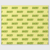 Papier cadeau de Nicky Kiwi Fruit (Plat)