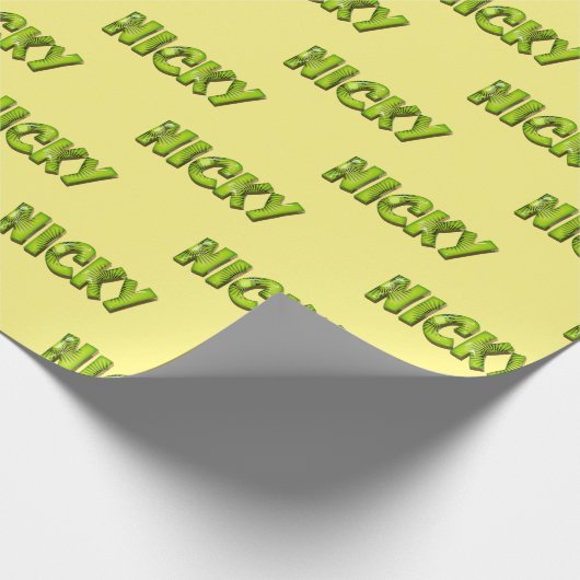 Papier cadeau de Nicky Kiwi Fruit (Coin)