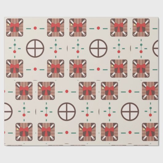 Papier cadeau de Noël" (Plat)