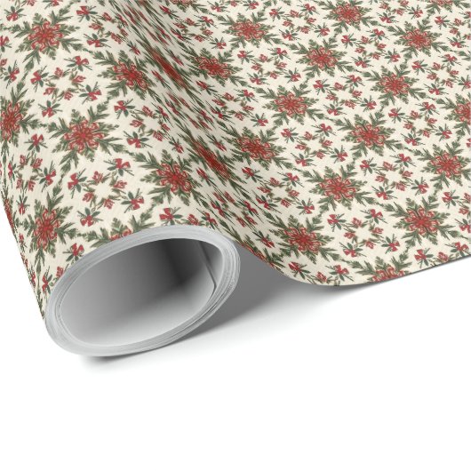 Papier cadeau de Noël (Coin rond)