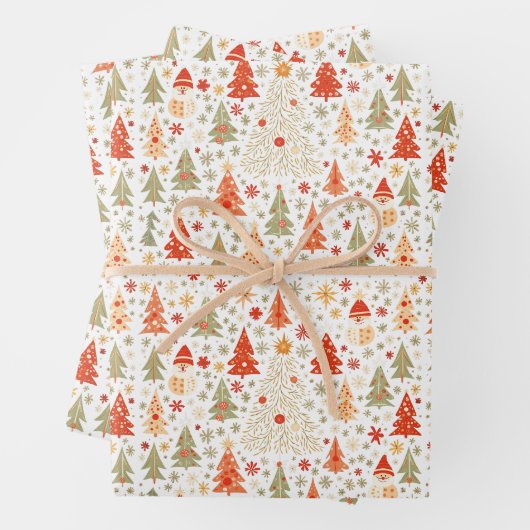 Papier cadeau de Noël (En situation)